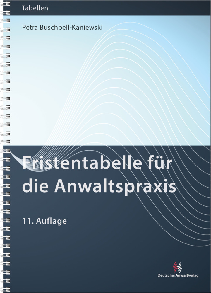 Fristentabelle für die Anwaltspraxis main product photo
