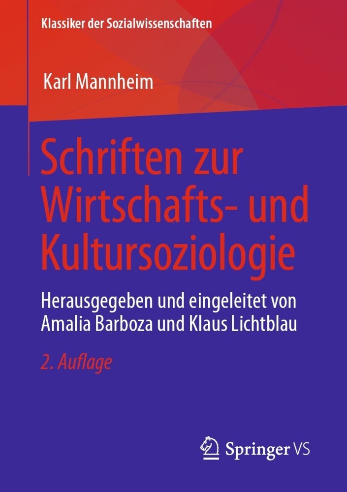 Schriften zur Wirtschafts- und Kultursoziologie main product photo