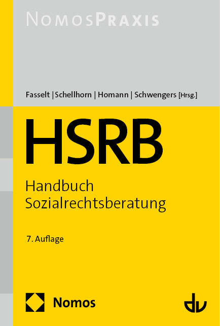 HSRB - Handbuch Sozialrechtsberatung main product photo