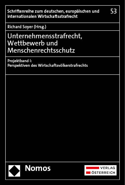 Unternehmensstrafrecht, Wettbewerb und Menschenrechtsschutz main product photo