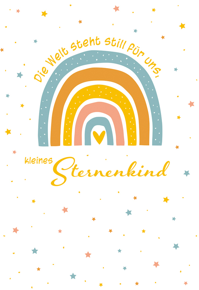 Die Welt steht still für uns, kleines Sternenkind main product photo