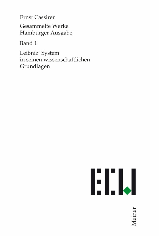 Leibniz' System in seinen wissenschaftlichen Grundlagen main product photo