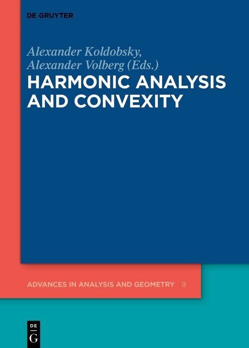 Harmonic Analysis and Convexity main product photo