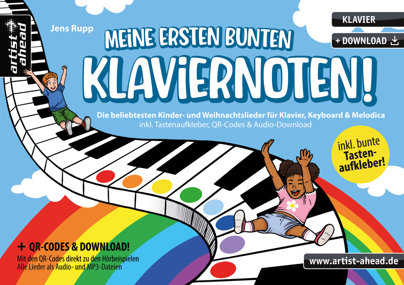 Meine ersten bunten Klaviernoten! main product photo