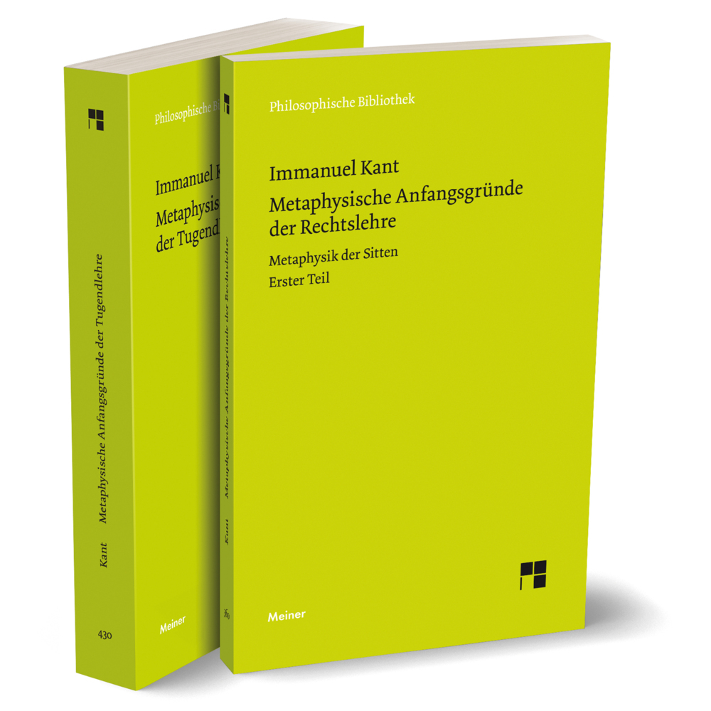 Kant: Metaphysik der Sitten. Teil 1+2, m. 2 Buch main product photo