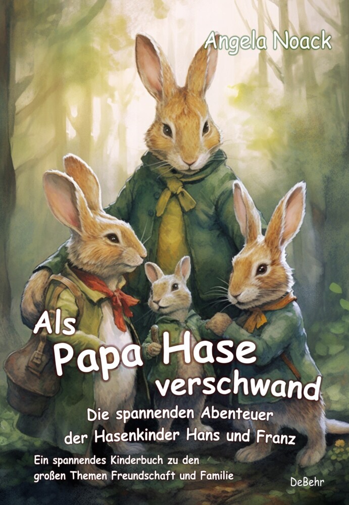 Als Papa Hase verschwand - Die spannenden Abenteuer der Hasenkinder Hans und Franz - Ein spannendes Kinderbuch zu den großen Themen Freundschaft und Familie main product photo