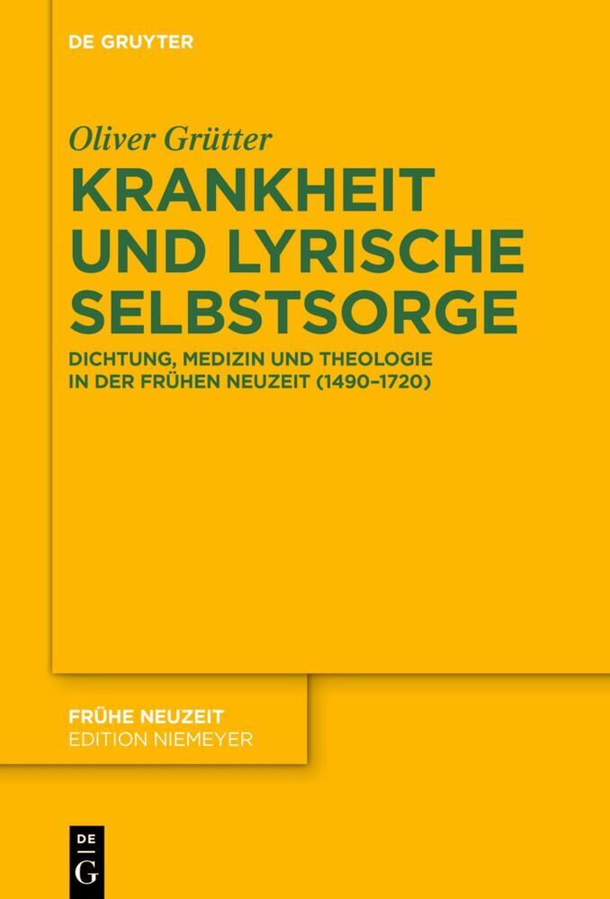 Krankheit und lyrische Selbstsorge main product photo