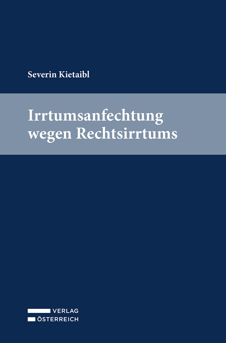 Irrtumsanfechtung wegen Rechtsirrtums main product photo