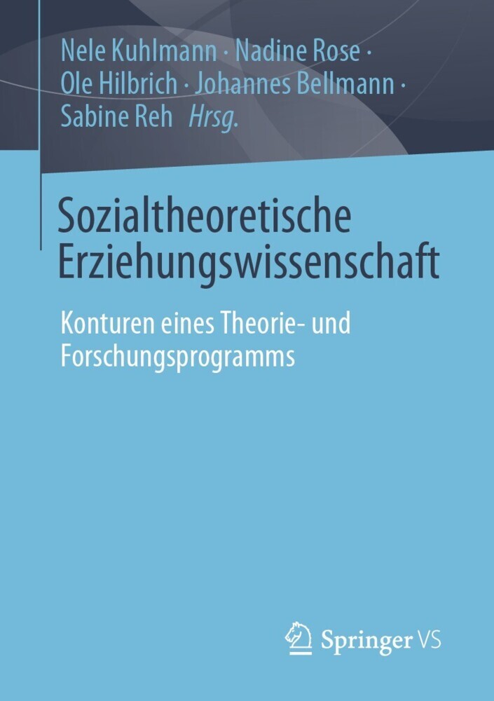 Sozialtheoretische Erziehungswissenschaft main product photo