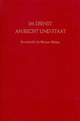 Im Dienst an Recht und Staat.