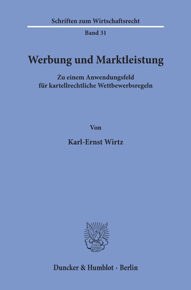 Werbung und Marktleistung. main product photo