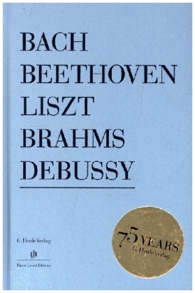 Henle-Notizbuch - Notizbuch in hellblauem Hardcovereinband; Format 135 x 205 mm, 176 linierte Innenseiten, mit Lesebändchen und Gummiband-Verschluss.