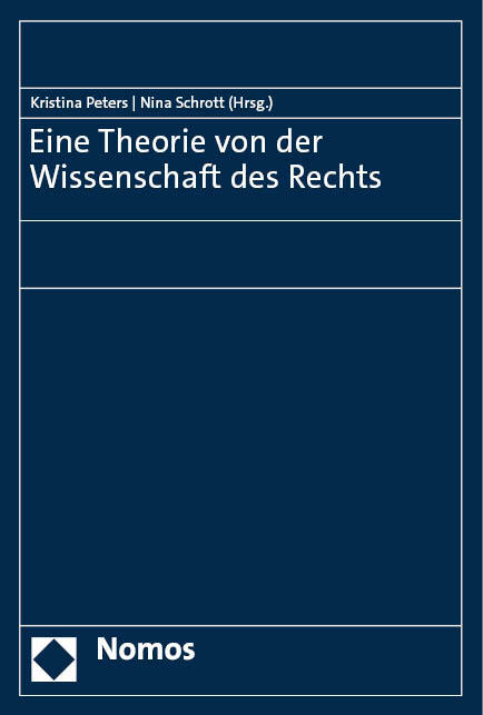 Eine Theorie von der Wissenschaft des Rechts main product photo