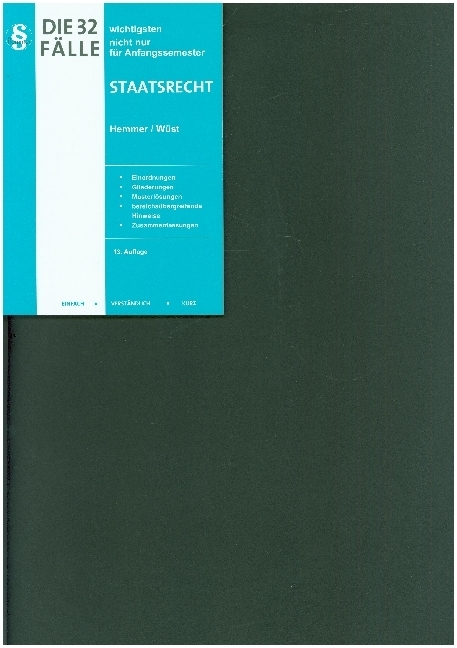 Die 32 wichtigsten Fälle Staatsrecht main product photo