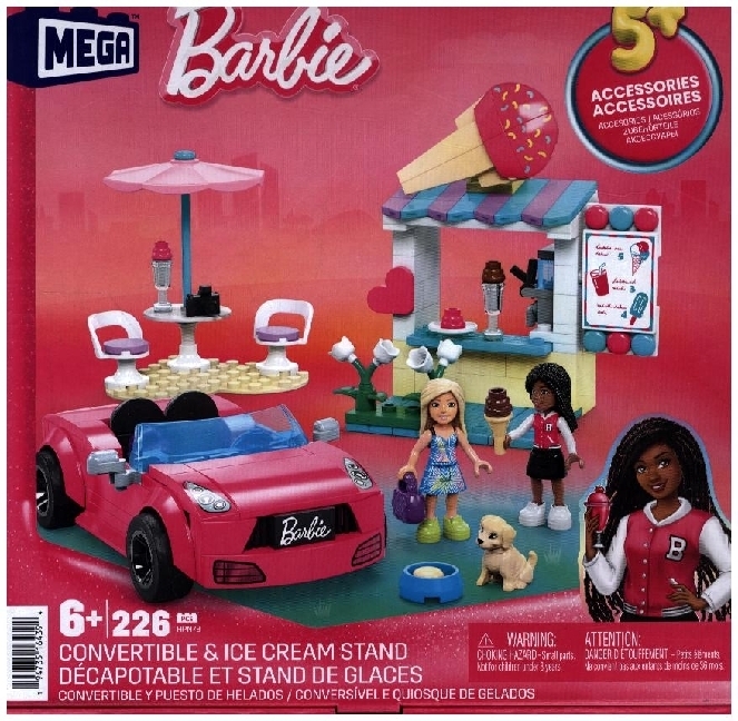 MEGA Barbie Cabrio & Eisstand main product photo