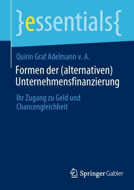 Formen der (alternativen) Unternehmensfinanzierung main product photo