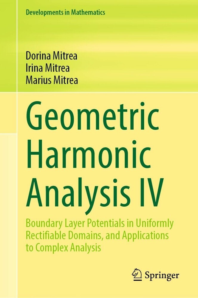 Geometric Harmonic Analysis IV main product photo