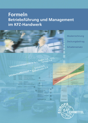 Formeln Betriebsführung und Management im KFZ-Handwerk