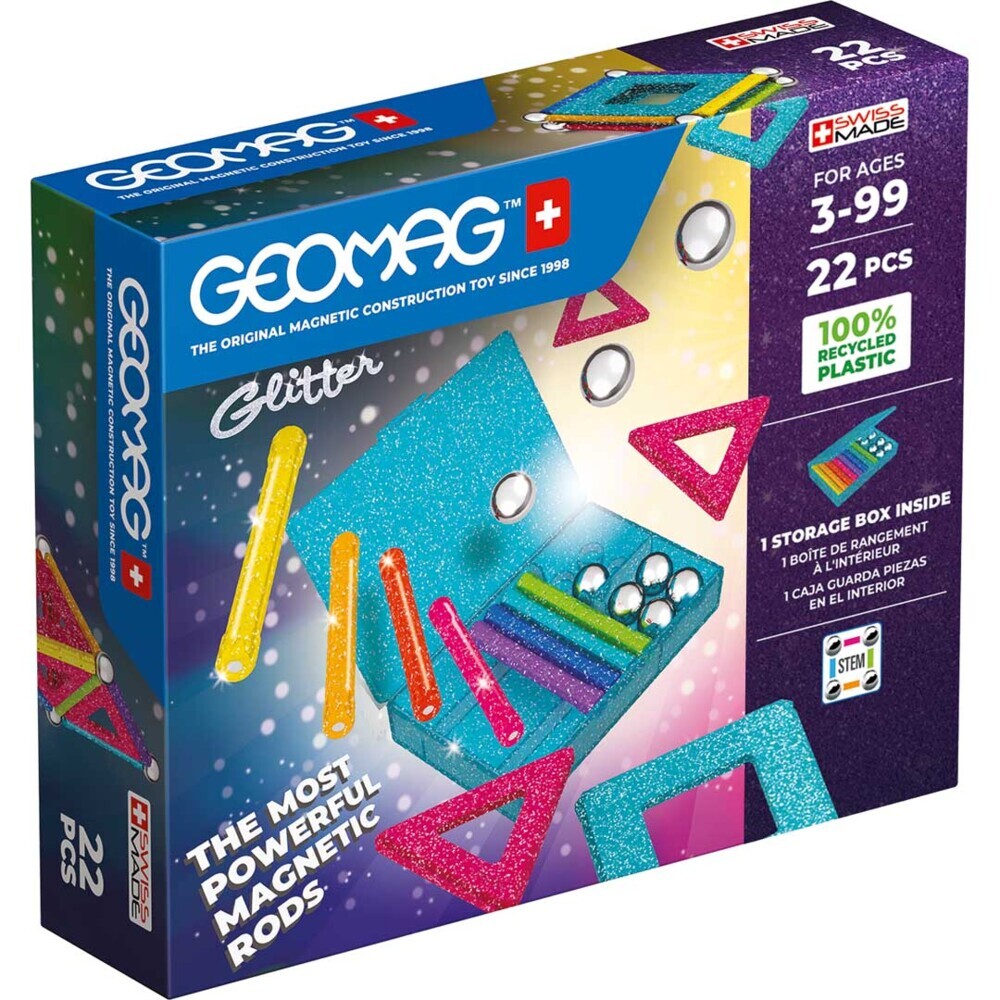 Geomag Glitter Panels Recycled 22 main product photo