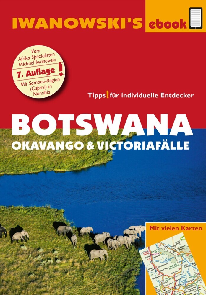 Botswana - Okavango und Victoriafälle - Reiseführer von Iwanowski main product photo