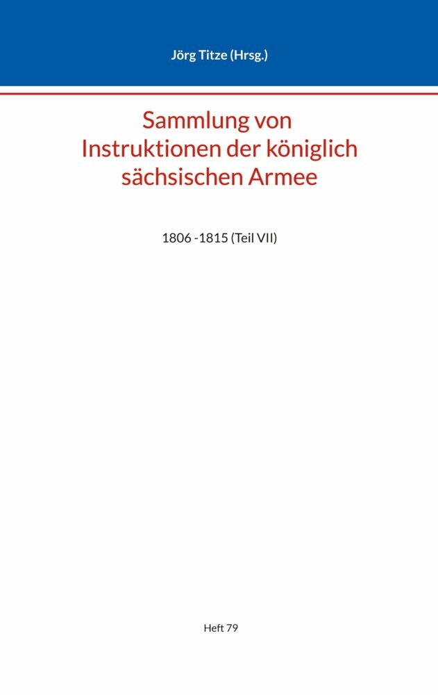 Sammlung von Instruktionen der königlich sächsischen Armee main product photo