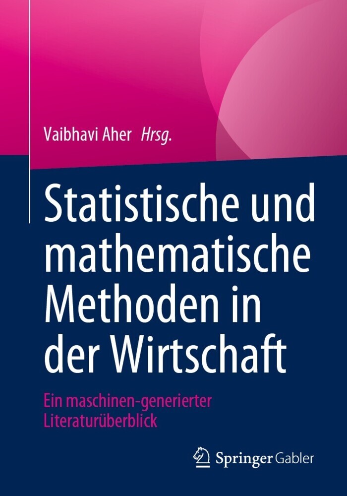 Statistische und mathematische Methoden in der Wirtschaft main product photo