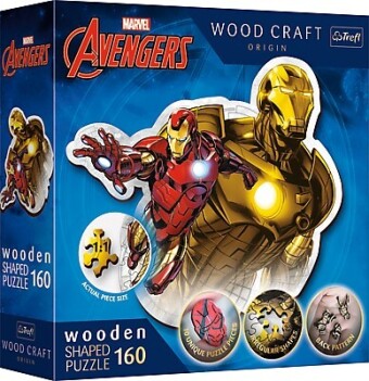 Holz Puzzle 160  Marvel Avengers - Ironman's Flug
