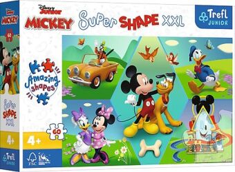 Junior Super Shape XXL Puzzle 60 Teile - Mickey Mouse