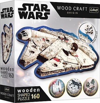 Holz Puzzle 160  Star Wars - Millennium Falcon