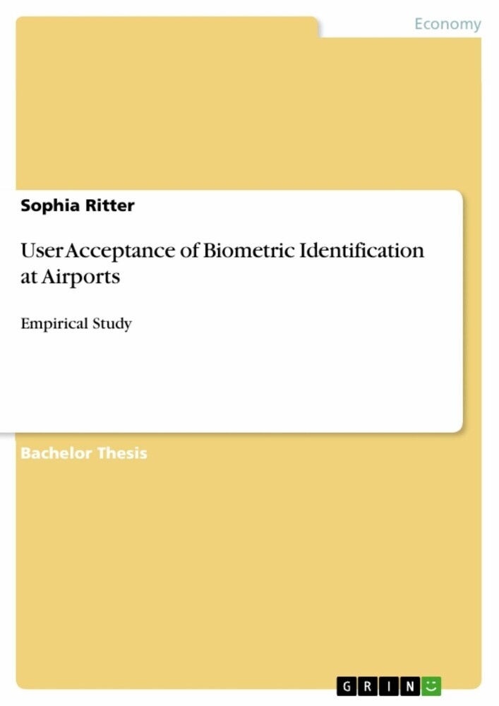 User Acceptance of Biometric Identification at Airports main product photo
