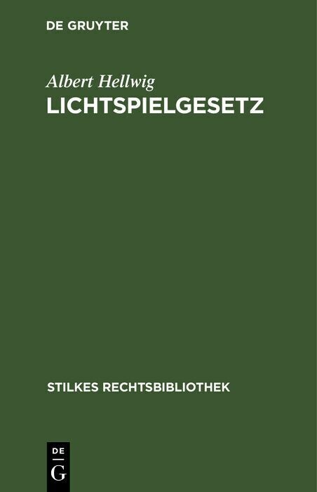 Lichtspielgesetz main product photo