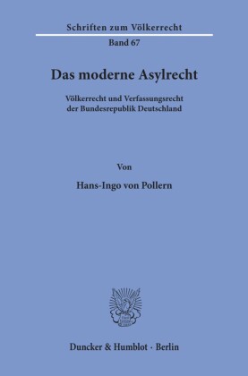Das moderne Asylrecht.