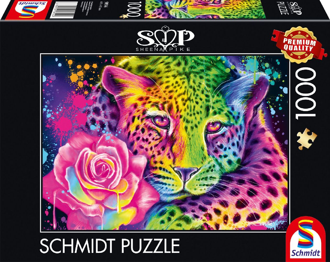 Neon Regenbogen-Leopard main product photo