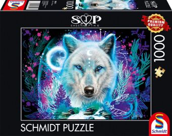 Neon Arktis-Wolf