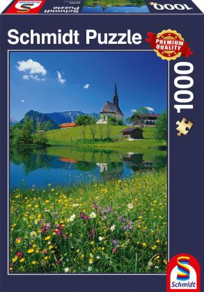 Inzell, Einsiedlhof und Kirche St. Nikolaus