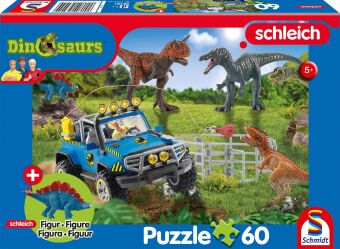 Dinosaurs, Urzeit-Giganten, 60 Teile, mit Add-on (eine Original Figur Baby Stegosaurus)