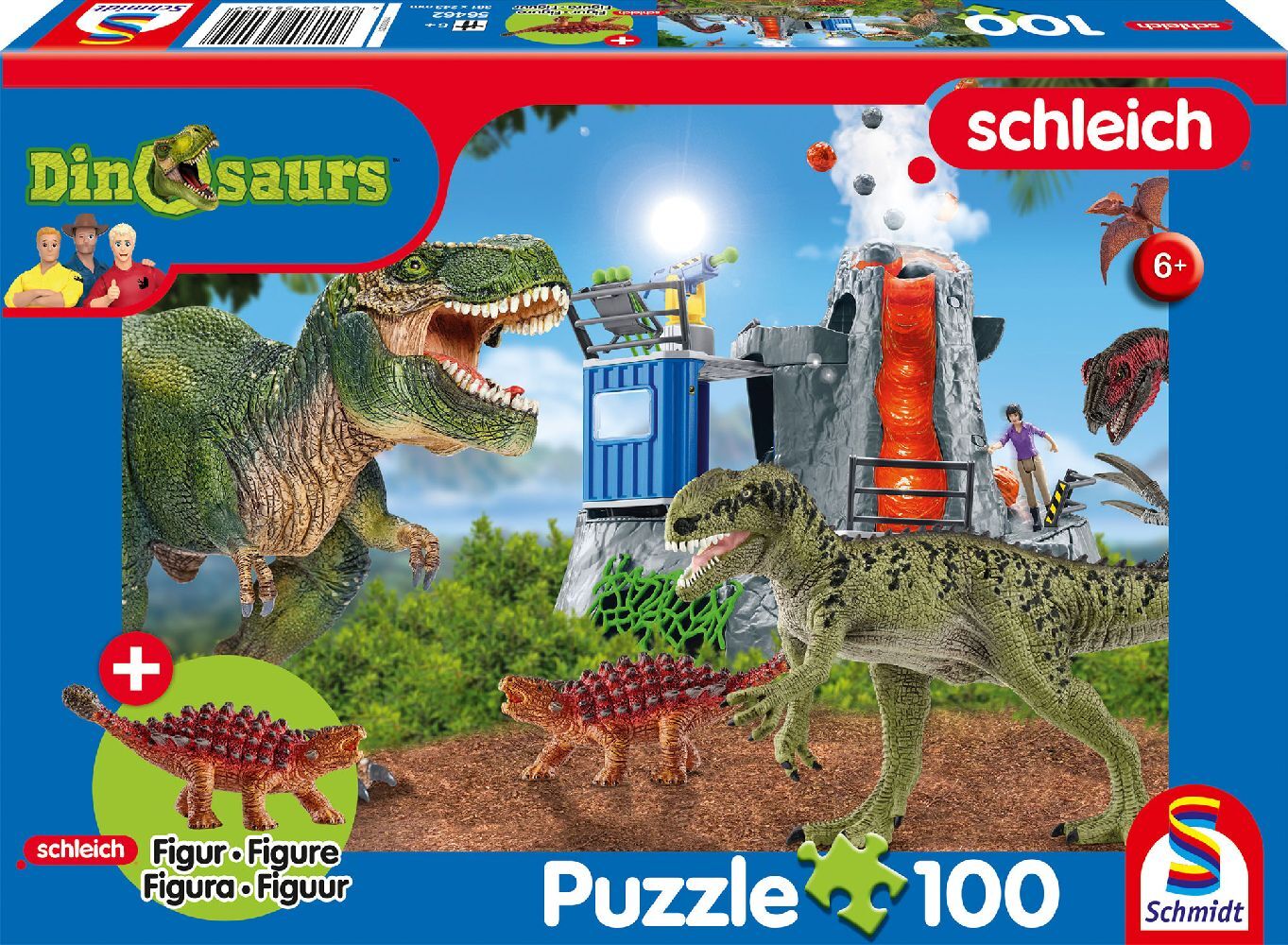 Dinosaurs, Dinosaurier der Urzeit, 100 Teile, mit Add-on (eine Original Figur Saichania, mini) main product photo