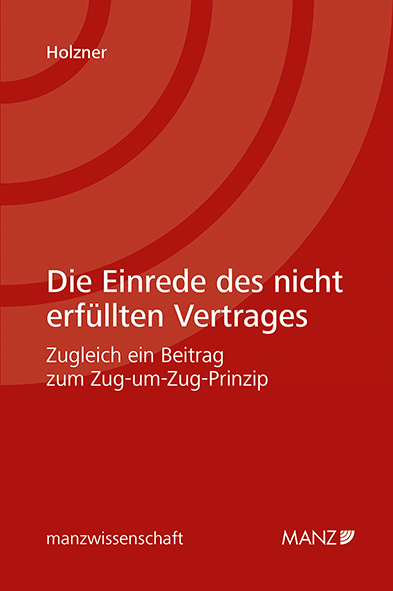 Die Einrede des nicht erfüllten Vertrages main product photo