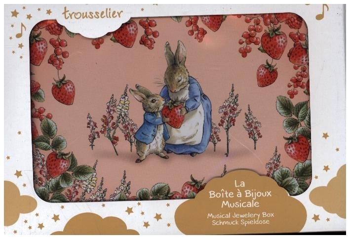 Troussellier - Schmuckschatulle mit Musik, Erdbeeren Peter Hase main product photo