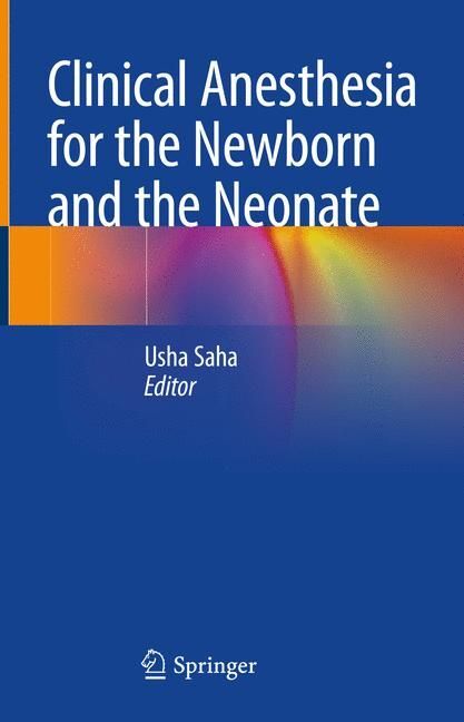 Clinical Anesthesia for the Newborn and the Neonate main product photo