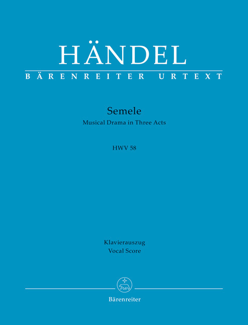 Semele HWV 58 -Musical Drama in Three Acts- main product photo