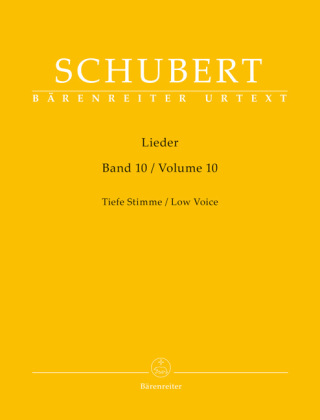 Lieder, Band 10 für tiefe Stimme