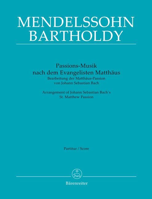 Passions-Musik nach dem Evangelisten Matthäus -Bearbeitung der Matthäus-Passion von Johann Sebastian Bach- main product photo