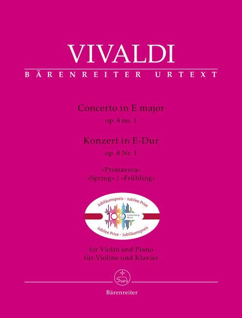 Konzert für Violine und Klavier E-Dur op. 8/1 "Frühling" main product photo