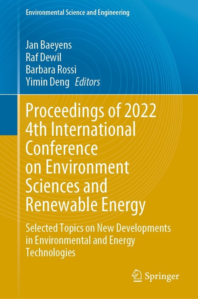 Proceedings of 2022 4th International Conference on Environment Sciences and Renewable Energy main product photo