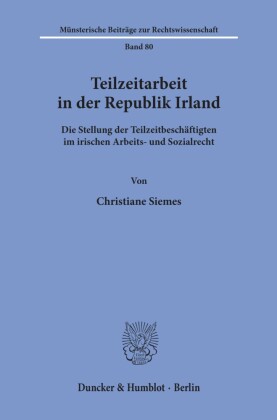 Teilzeitarbeit in der Republik Irland.