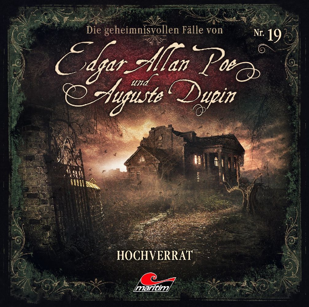 Die geheimnisvollen Fälle von Edgar Allan Poe und Auguste Dupin - Hochverrat, 1 Audio-CD main product photo