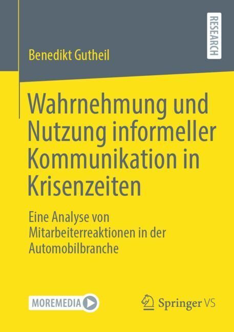 Wahrnehmung und Nutzung informeller Kommunikation in Krisenzeiten main product photo