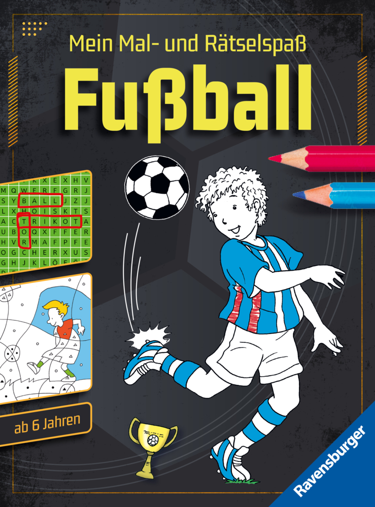 Mein Mal- und Rätselspaß: Fußball main product photo