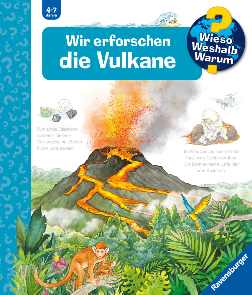 Wieso? Weshalb? Warum?, Band 4 - Wir erforschen die Vulkane main product photo